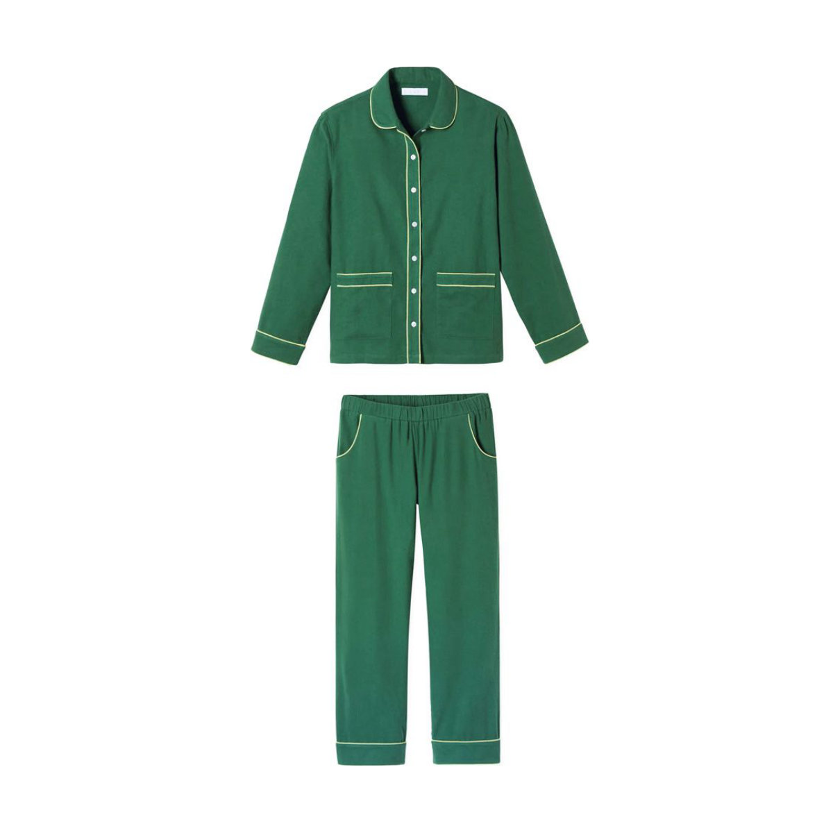 Lake Flannel Piped Pants Set