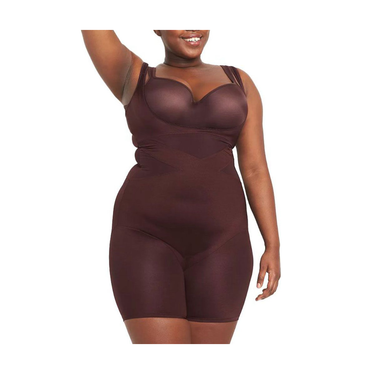 Lane Bryant Shape By Cacique Open-Bust Thigh Shaper