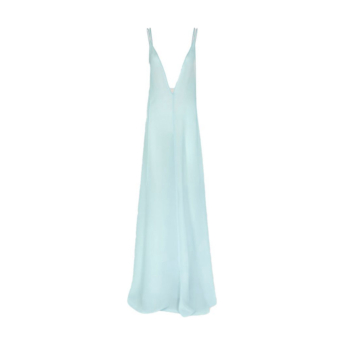 Lara Chamandi Floaty Semi-Sheer Bias-Cut Slip Dress