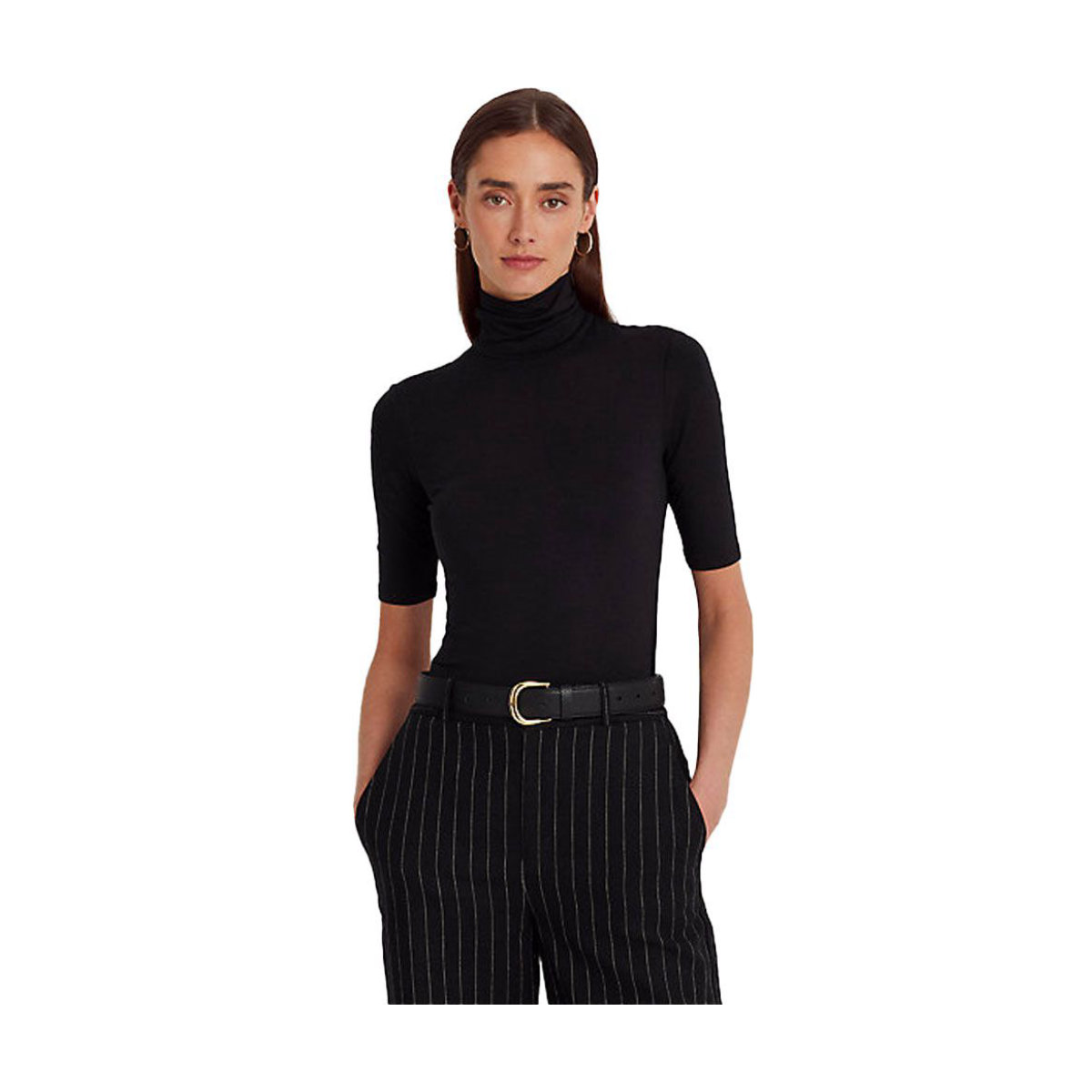 Lauren Ralph Lauren Elbow-Sleeve Turtleneck