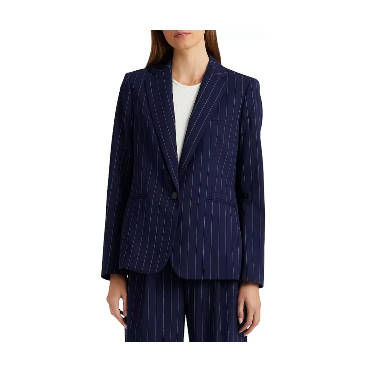 Lauren Ralph Lauren Pinstriped Blazer