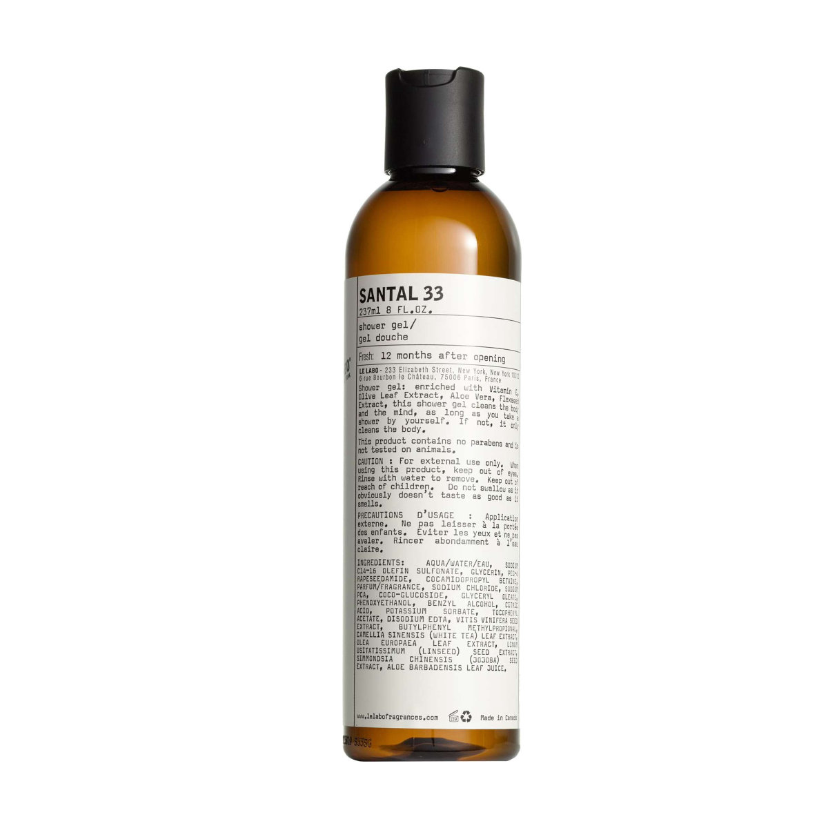 Le Labo Santal 33 Shower Gel