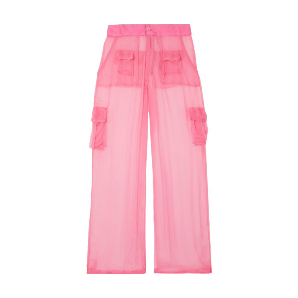 Leslie Amon Chiffon Cargo Pants