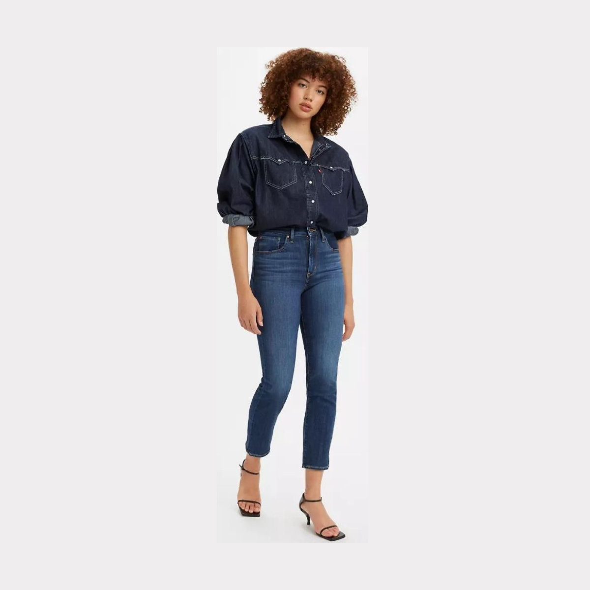 Levi’s 724 High Rise Straight Cropped Jeans