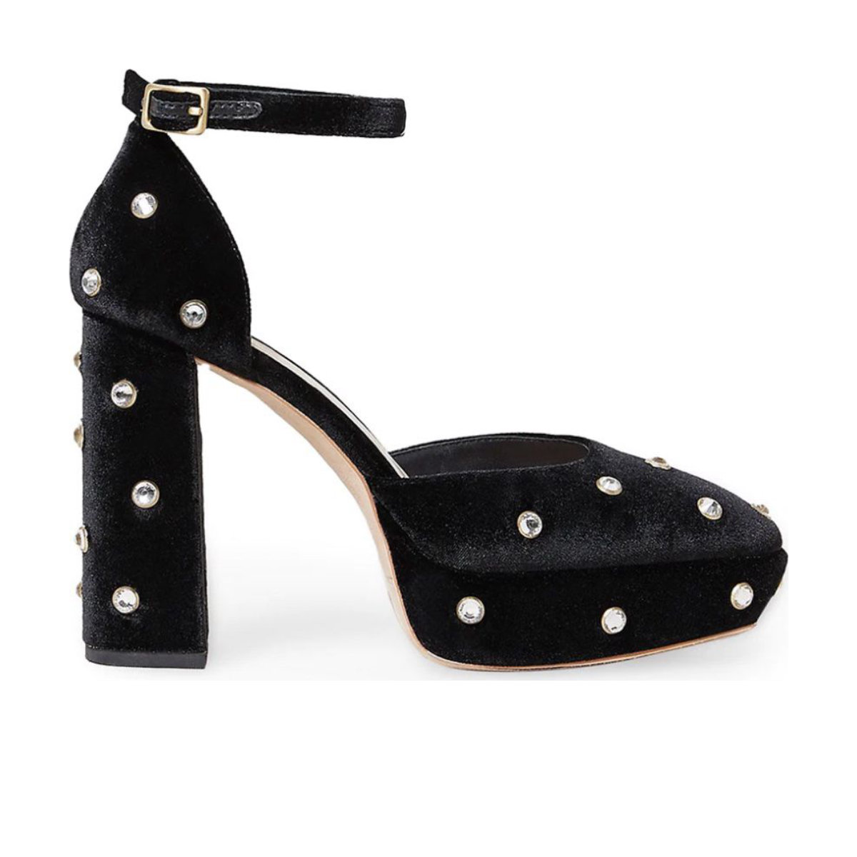 Loeffler Randall Selina Crystal-Embellished Platform Pumps