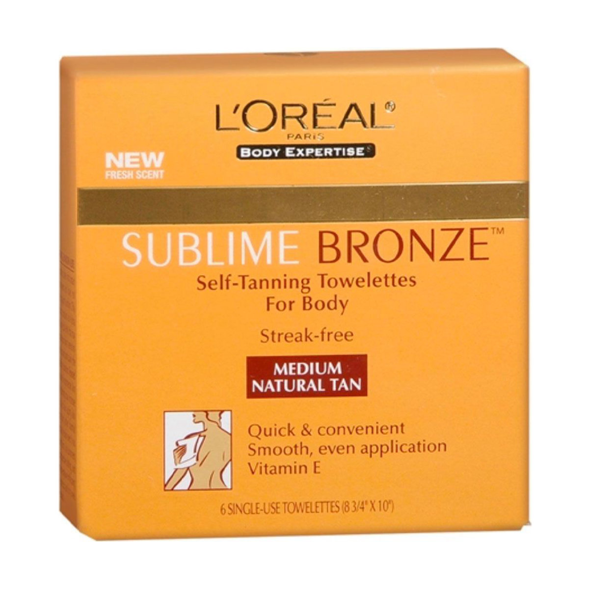 L’Oréal Paris Sublime Bronze Towelettes for Body