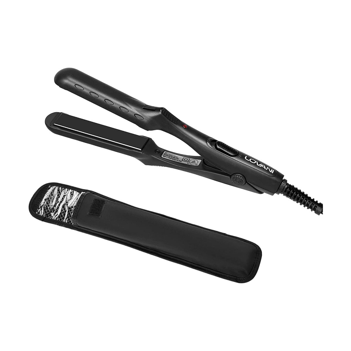 Lovani Mini Portable Tourmaline Ceramic Flat Iron