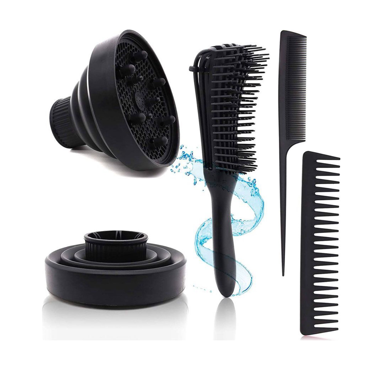 Lovppy Collapsible Silicone Hair Dryer Diffuser Set