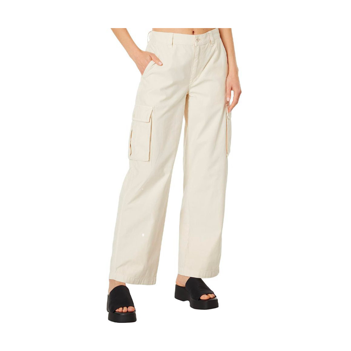 Madewell Garment-Dyed Low-Slung Straight Cargo Pants