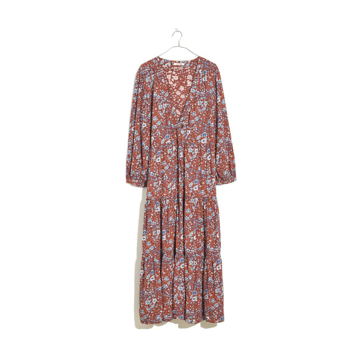 Madewell Wrap Midi Dress