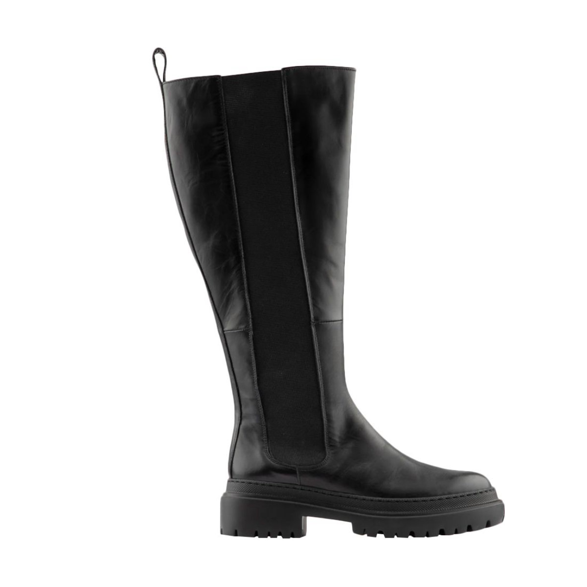 Maguire Monza Wide Calf Black Boot