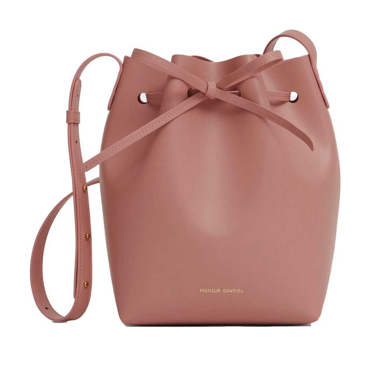 Mansur Gavriel Apple Leather Bucket Bag