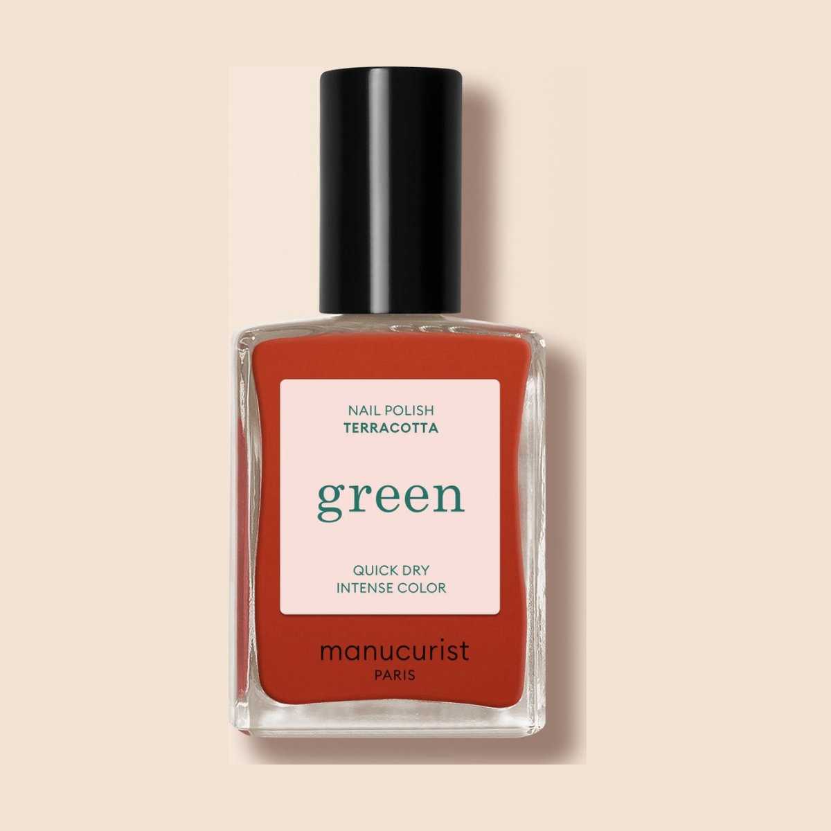 Manucurist Paris Green Natural Nail Polish in Terracotta