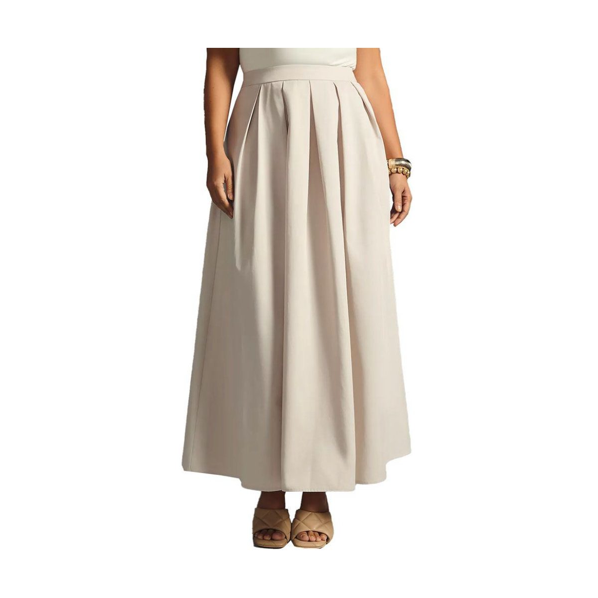 Mare Mare Pleated Maxi Skirt