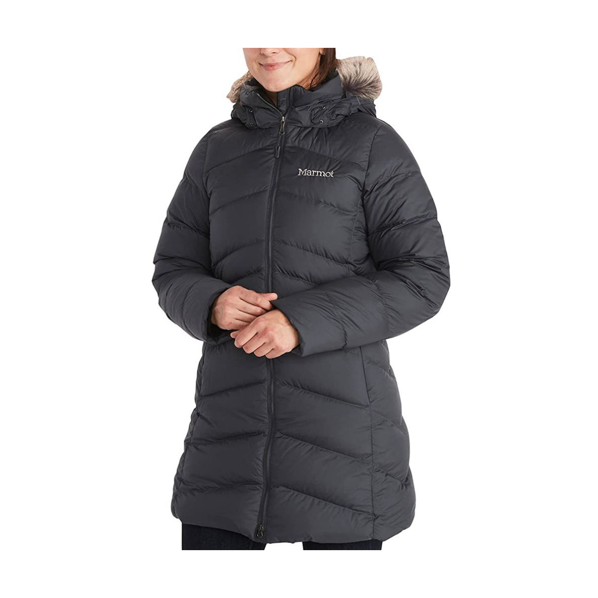 Marmot Montreal Women's Mid-Thigh Length Down Puffer Coat