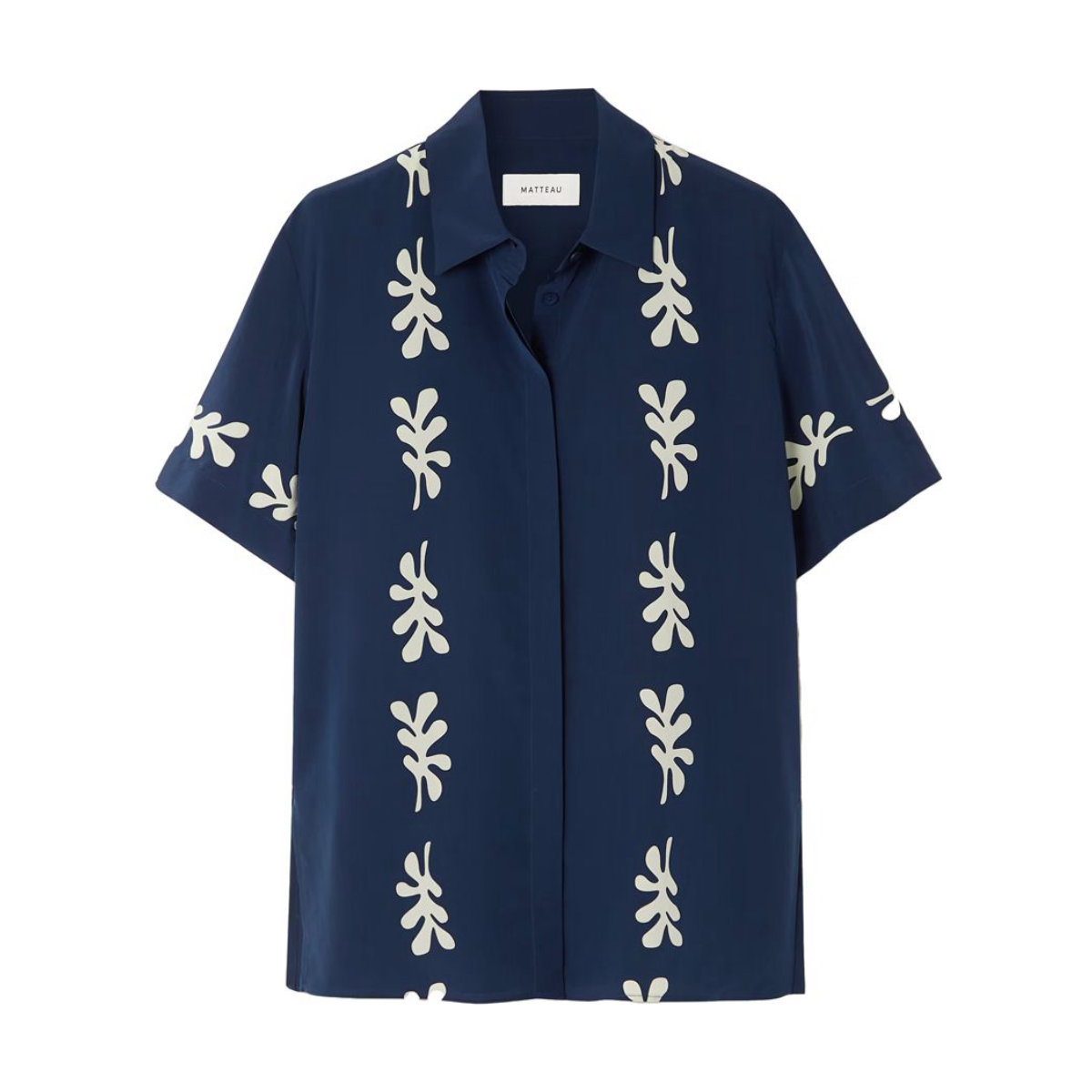 Matteau Printed Organic Silk Shirt