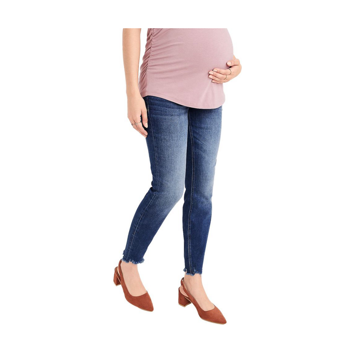 Maurice’s Edgely Super Skinny Over The Bump Maternity Ripped Jean