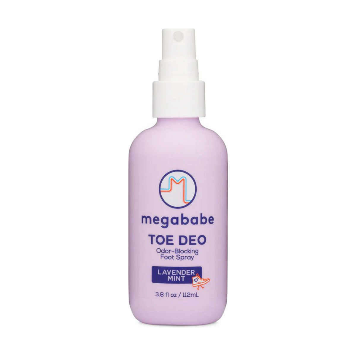 Megababe Lavender Mint Toe Deo Odor-Blocking Foot Spray