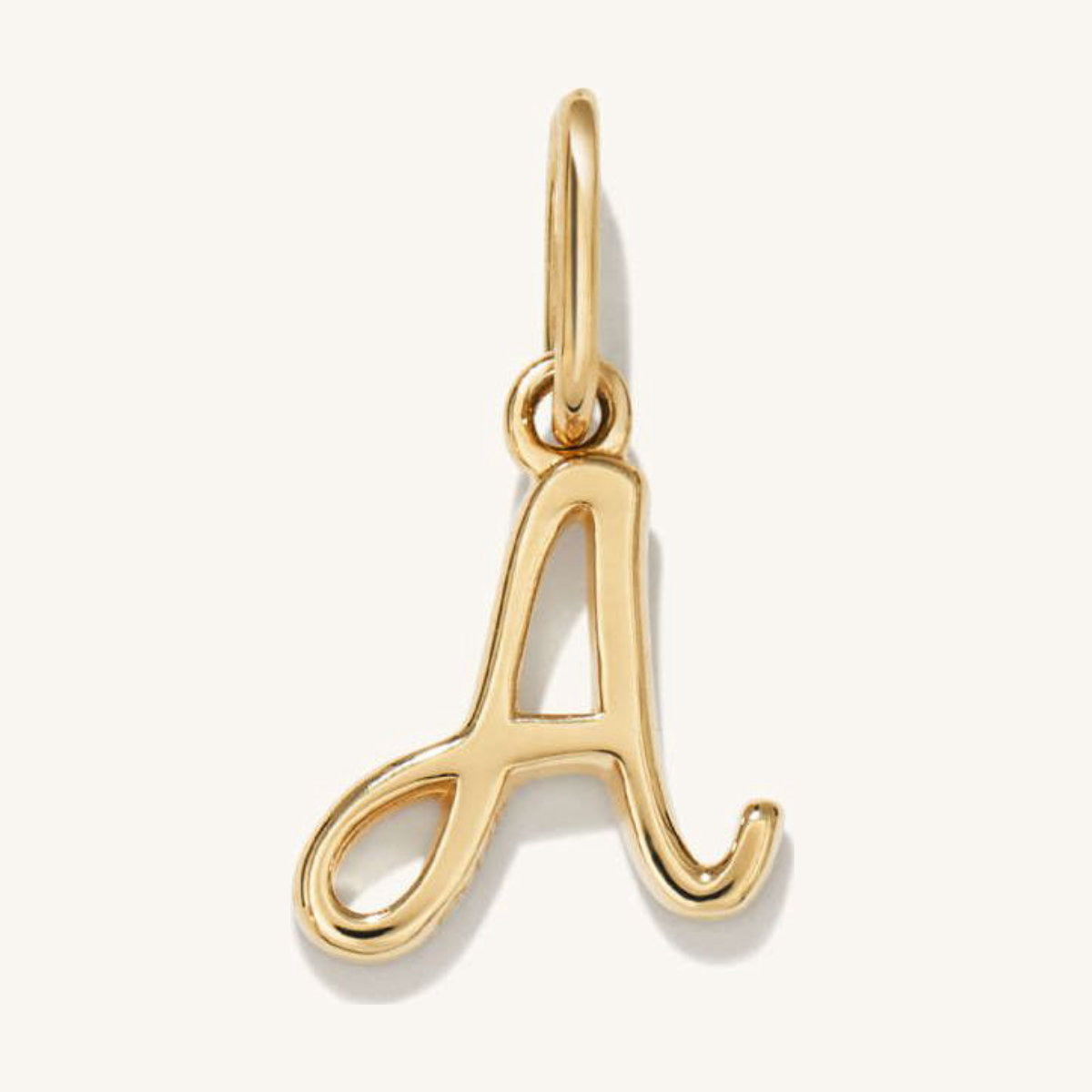 Mejuri Cursive Letter Charm