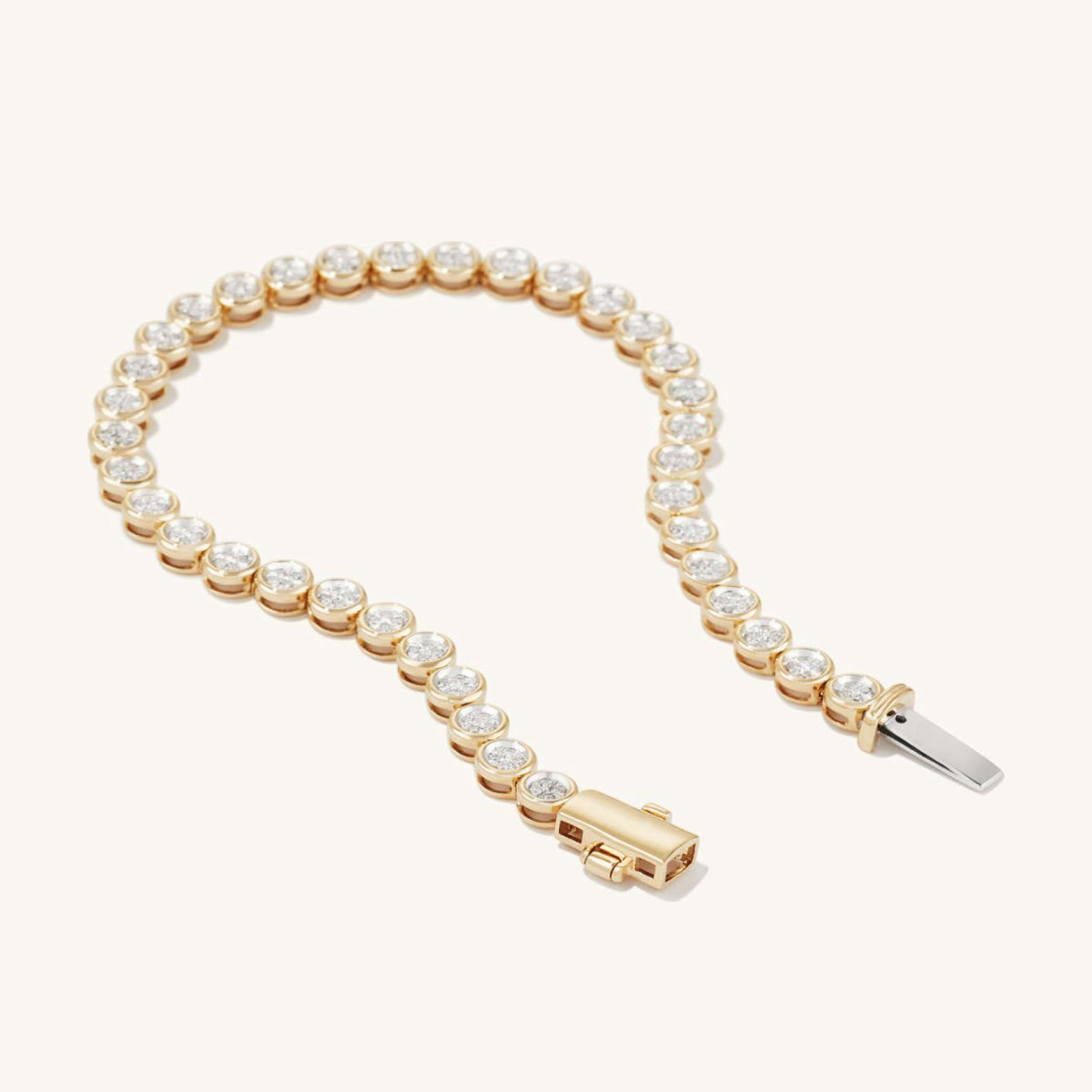 Mejuri Micro-Pavé Diamond Rivière Bracelet