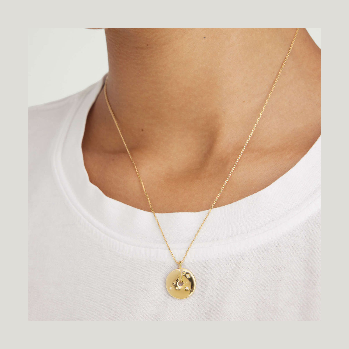 Mejuri Zodiac Pendant Necklace