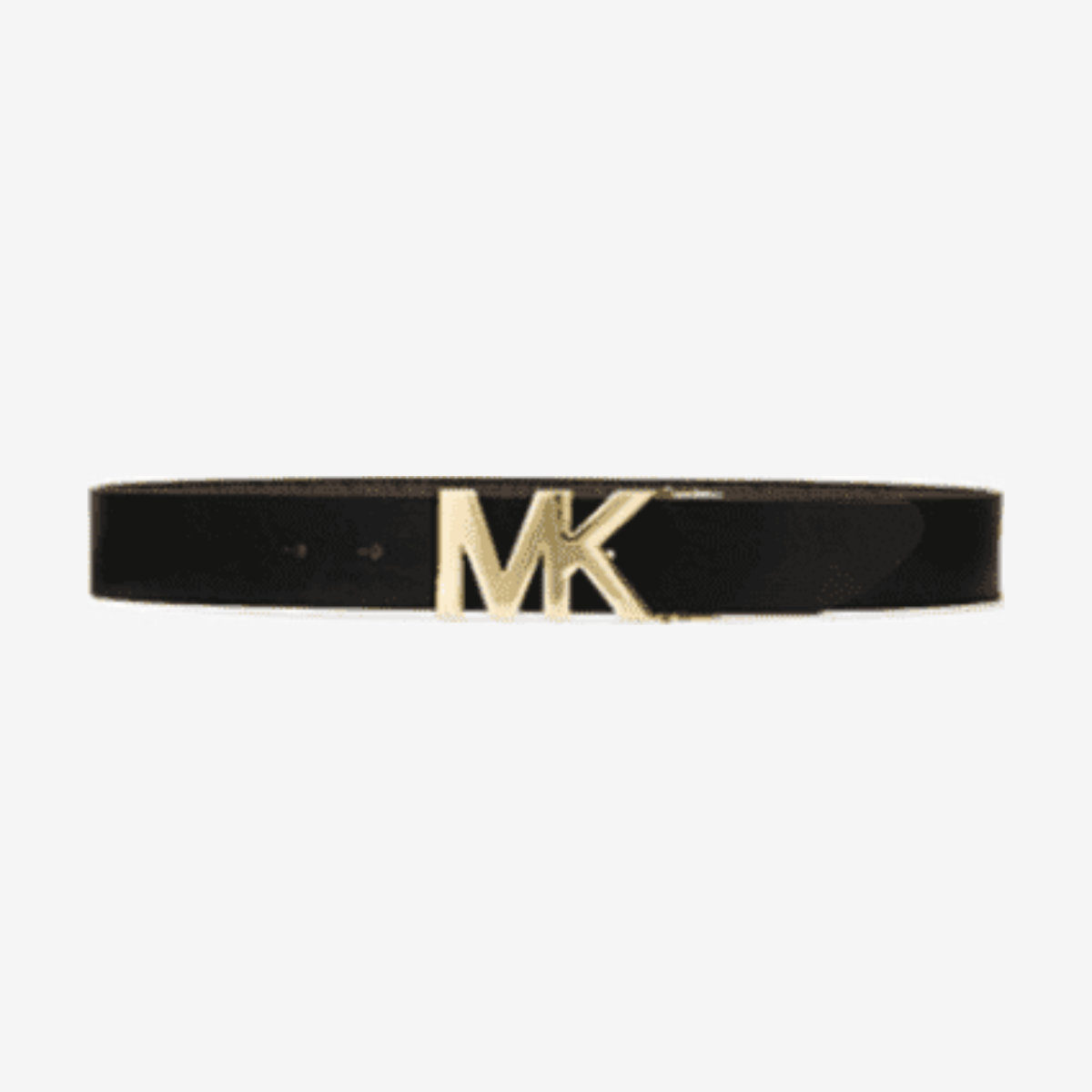 Michael Kors Reversible Logo and Leather Waist Belt