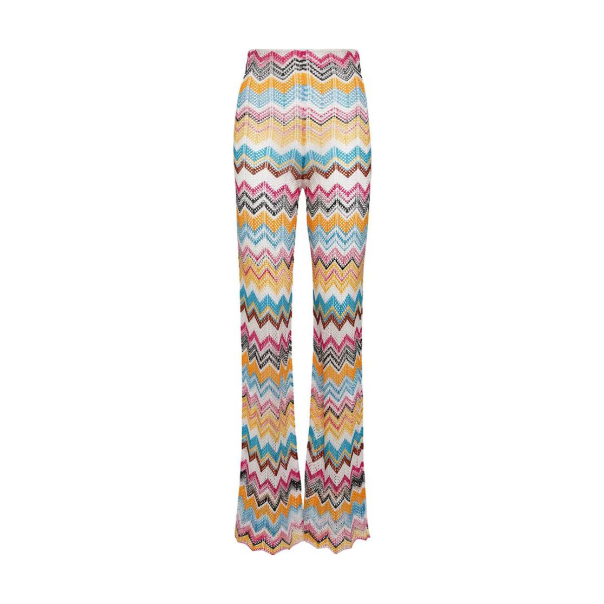 Missoni Knit Multi Chevron Flared Pants