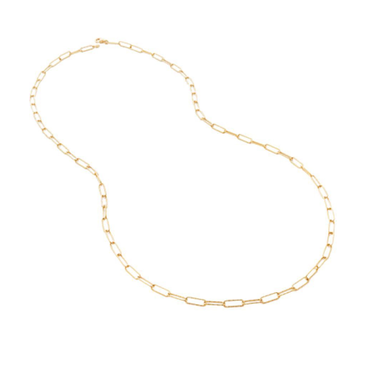 Monica Vinader Alta Textured Chain Link Necklace