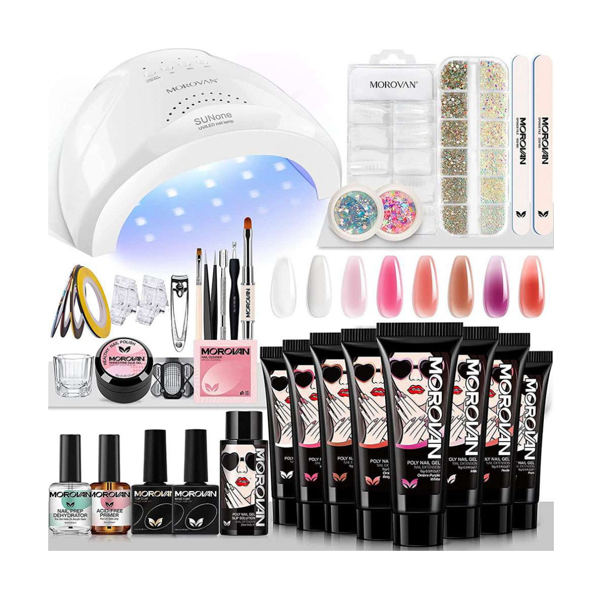 Morovan Poly Gel Nail Kit