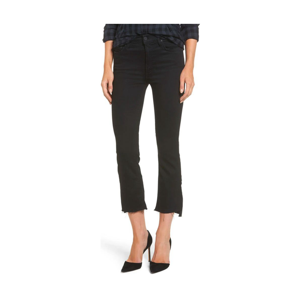 Mother The Insider Cropped Bootcut Jeans
