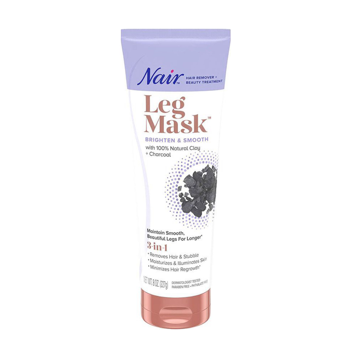 Nair Leg Mask Brighten + Smooth with Charcoal