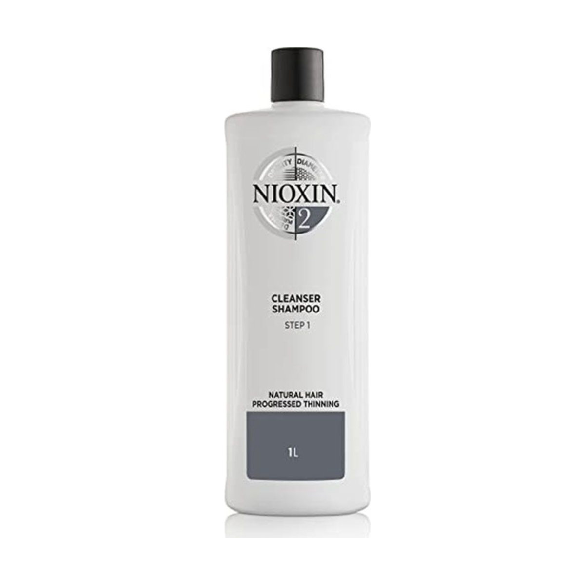 Nioxin System 2 Cleanser Shampoo for Natural Hair with Progressed Thinning