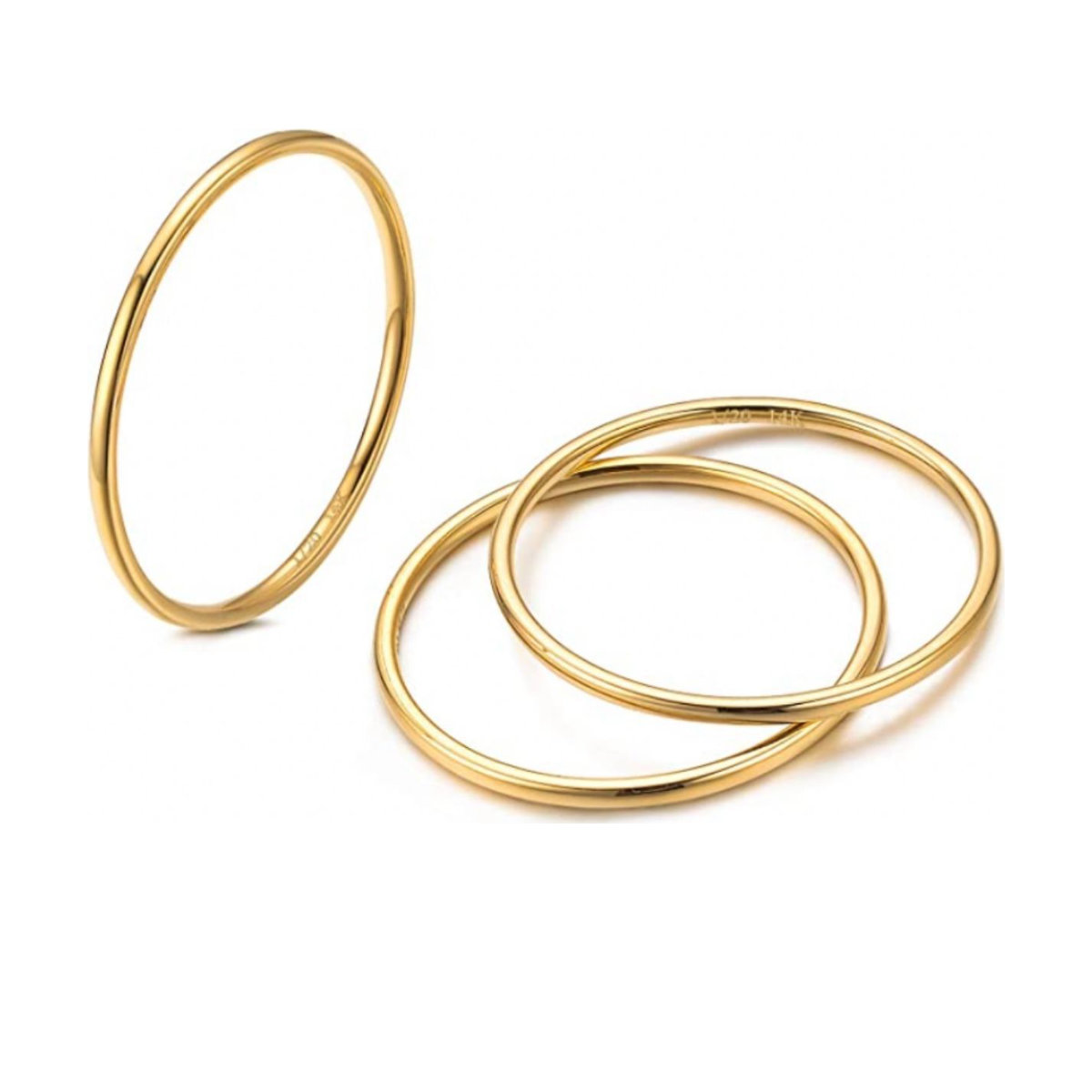 NOKMIT 14K Gold-Plated Rings