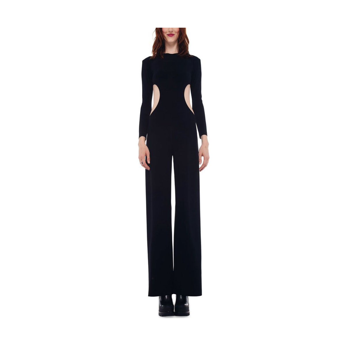 Norma Kamali Side Cut-Out Jumpsuit