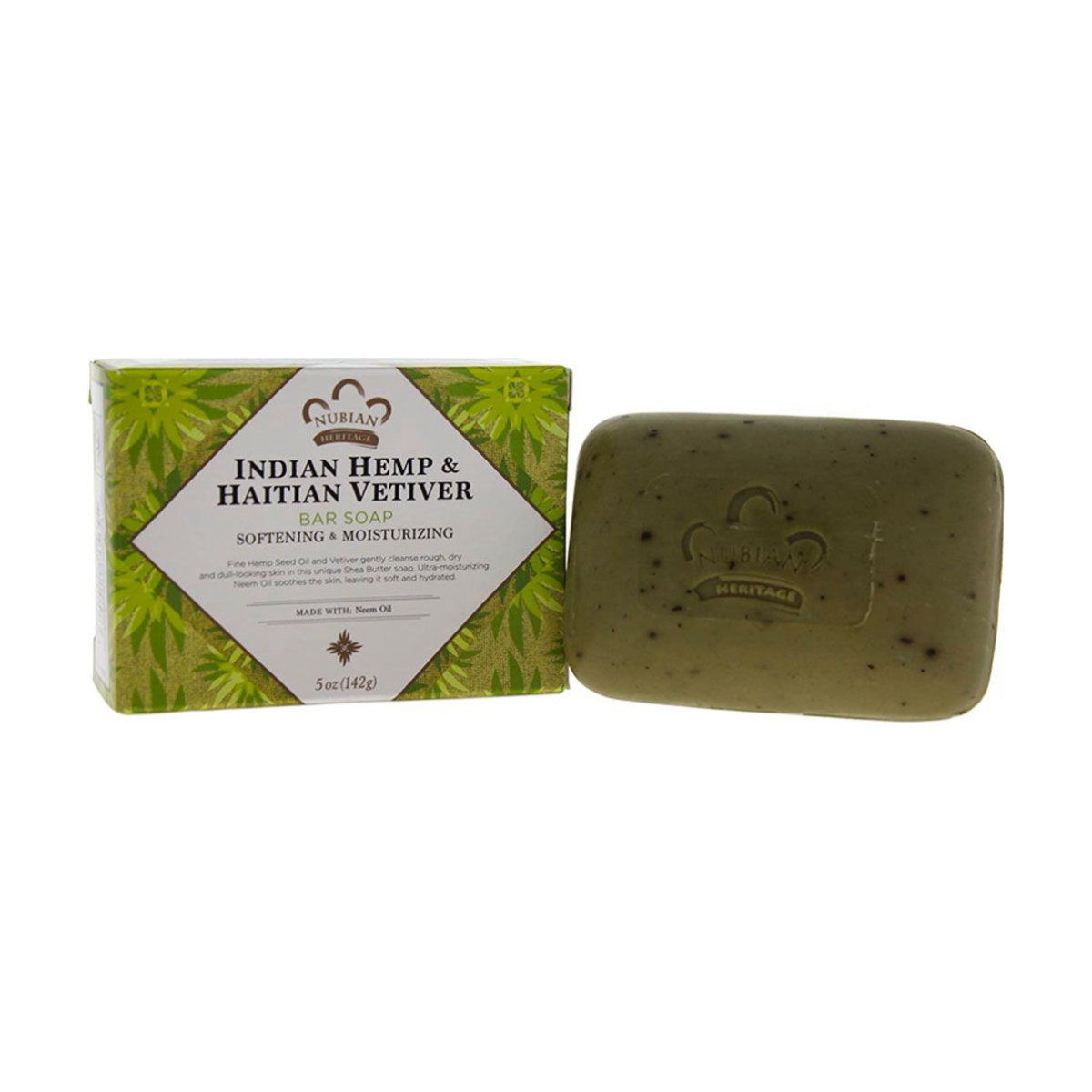 Nubian Heritage Soap Bar Indian Hemp and Haitian Vetiver