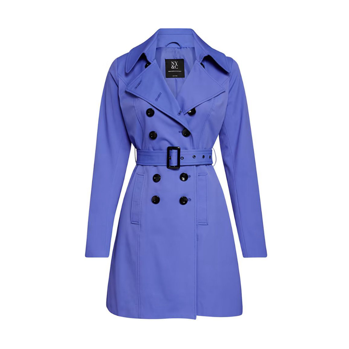 NY and Company Double Breasted City Trench Coat