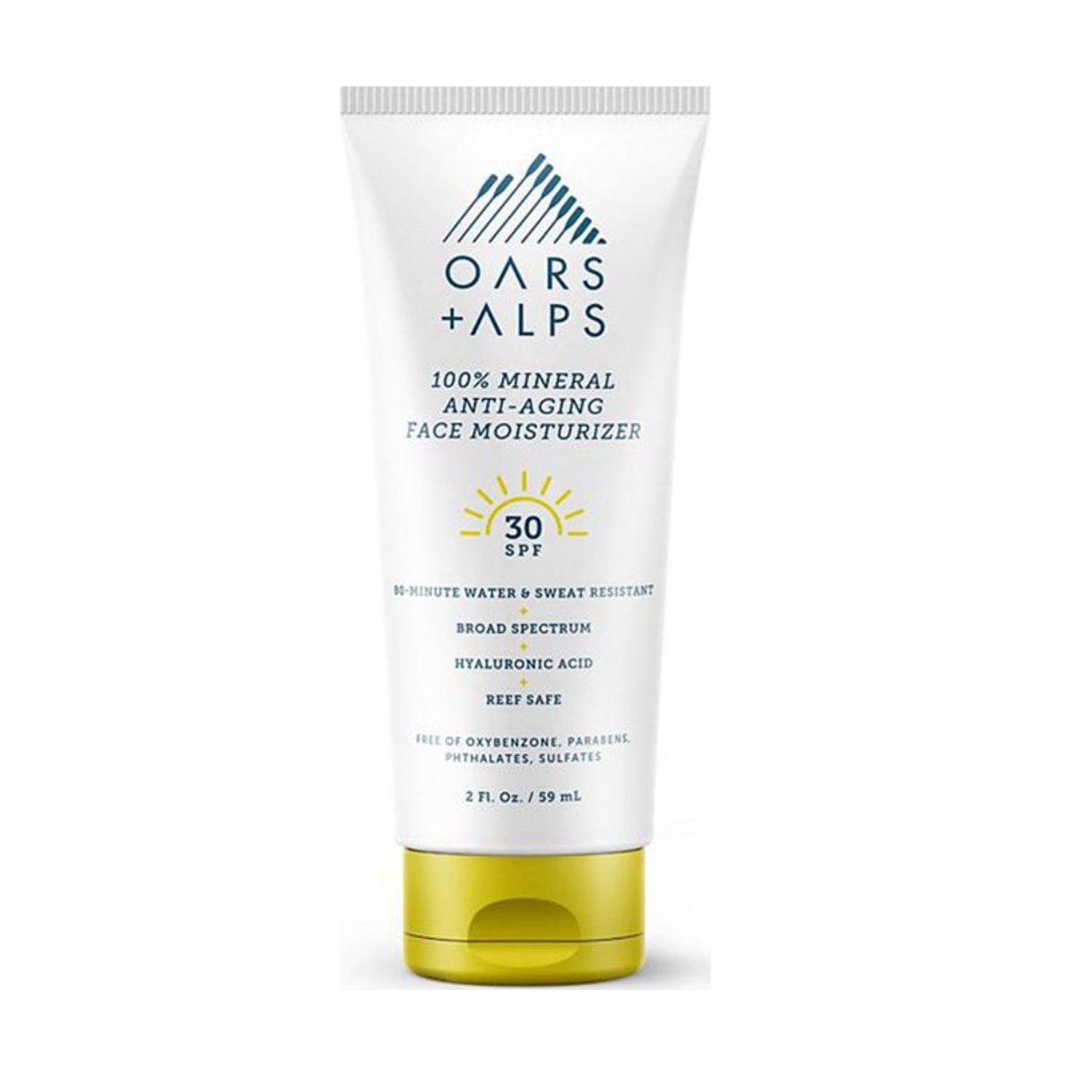 Oars + Alps 100% Mineral Anti-Aging Face Moisturizer with SPF 30