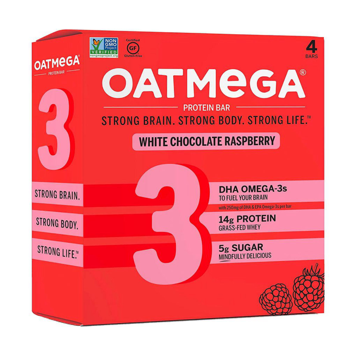 OatMega White Chocolate Raspberry