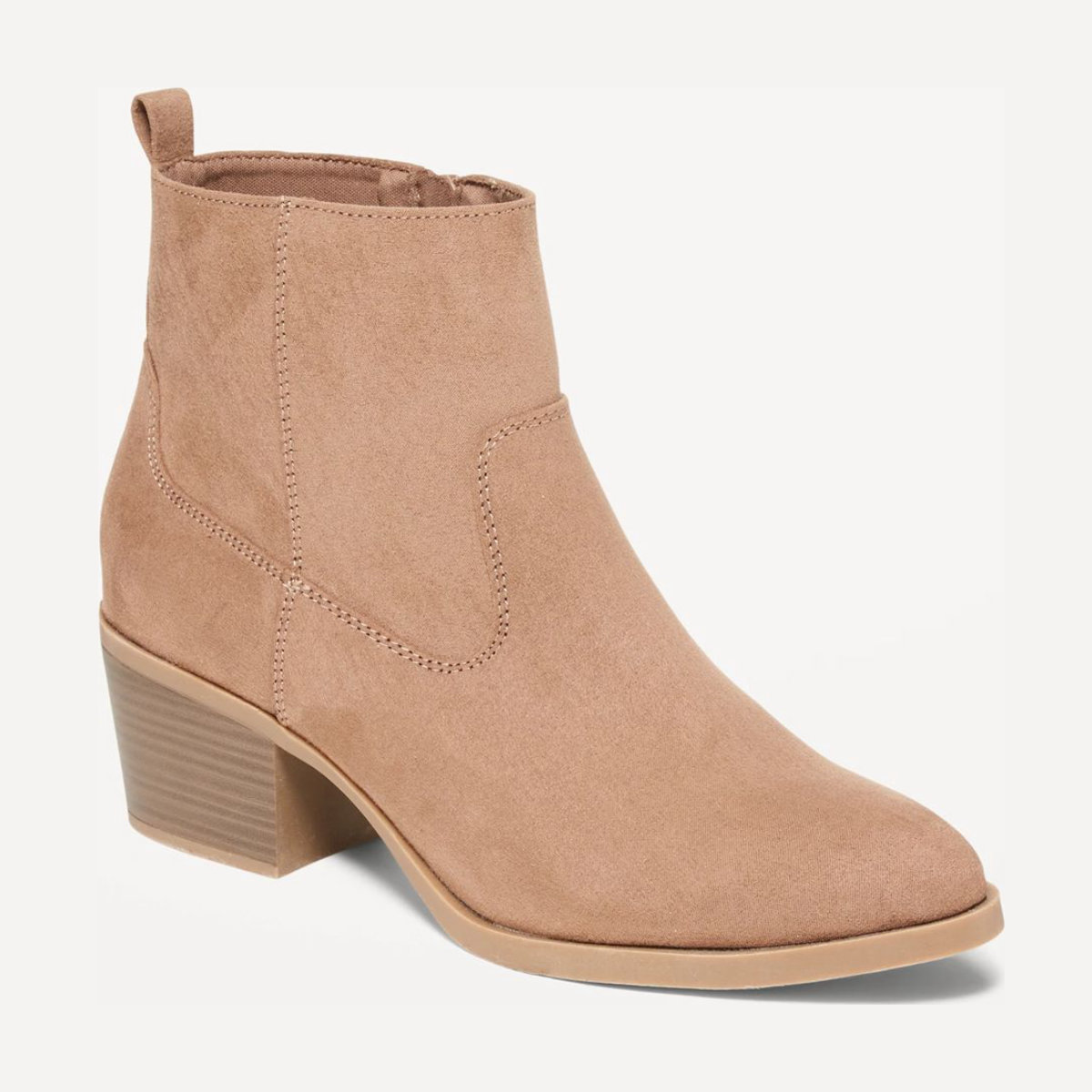 Old Navy Faux-Suede Western Ankle Boots for Women