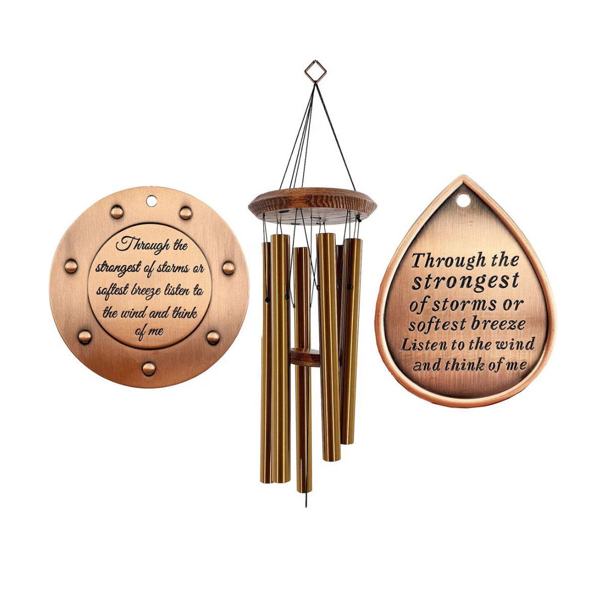 Ole in the Wind Memorial Copper Wind Chime
