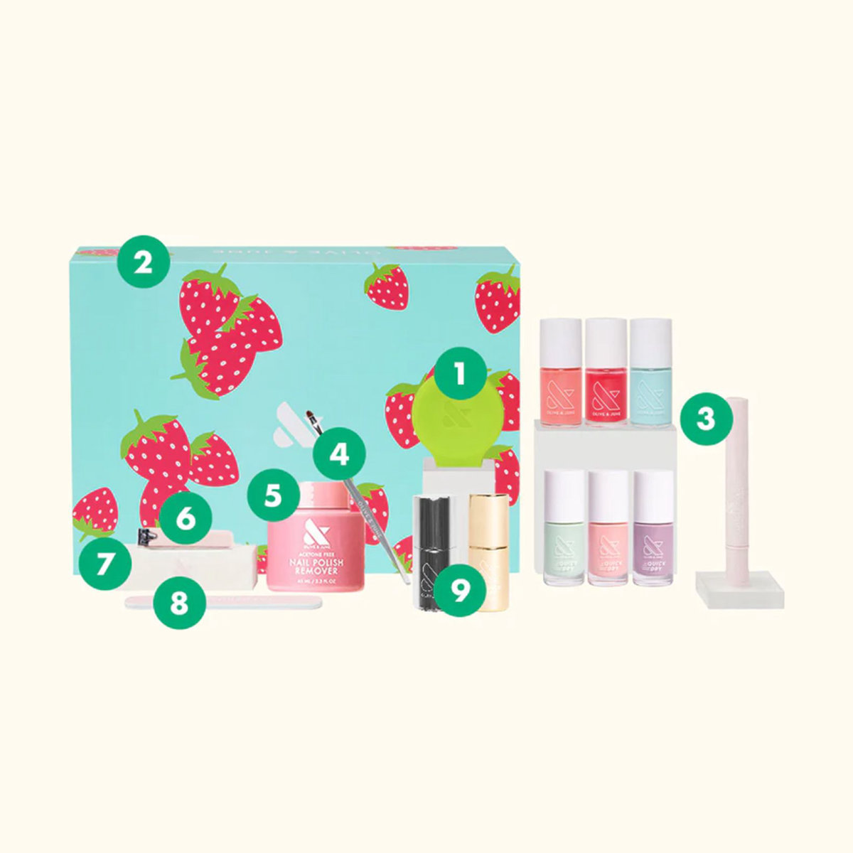 Olive & June The Mani System