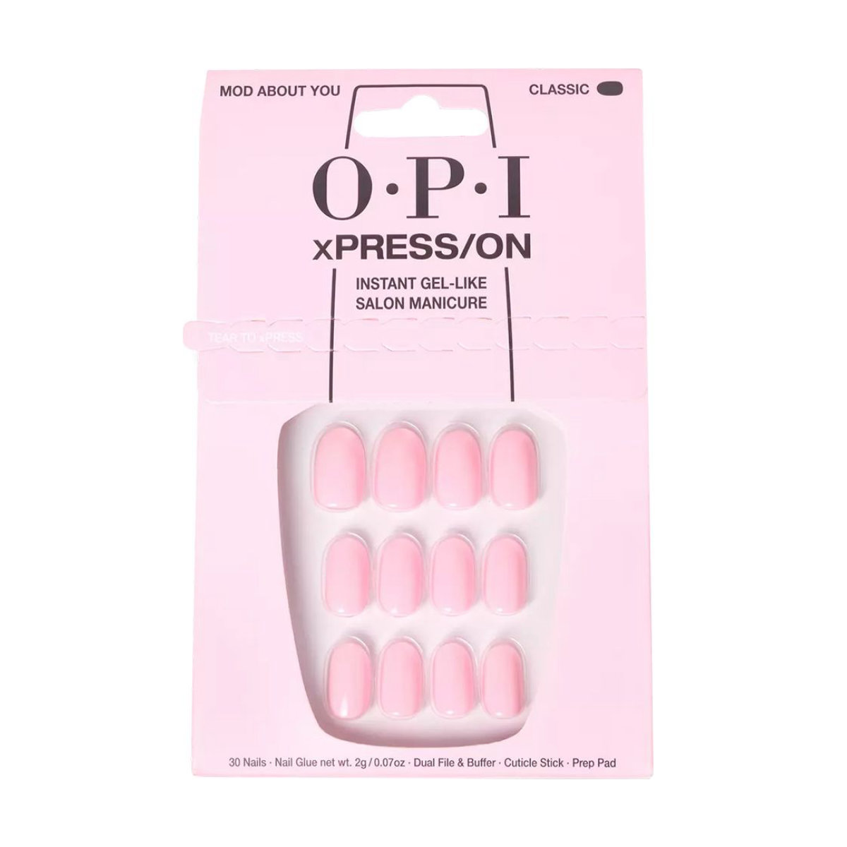 OPI xPress/On Short Solid Color Press On Nails