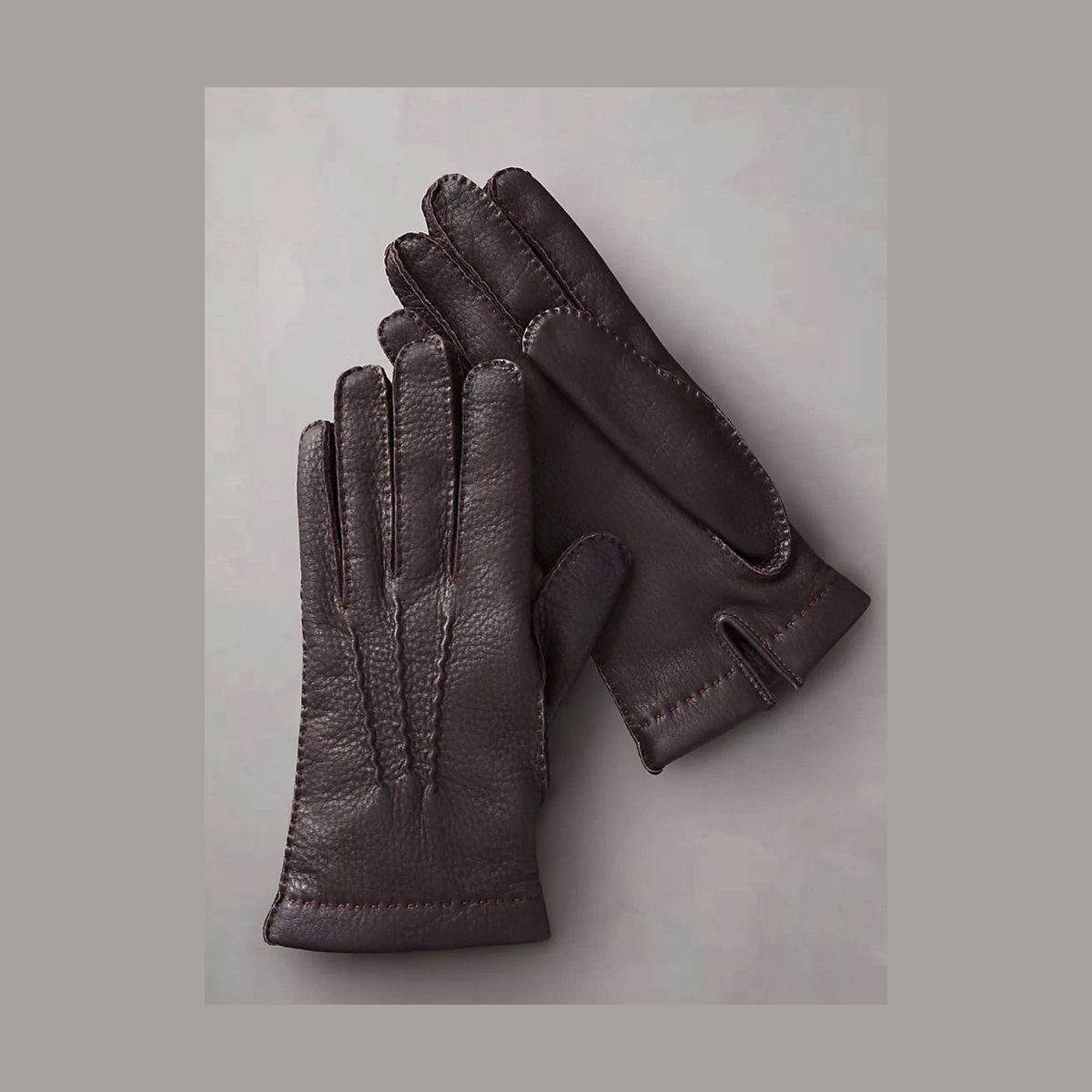 Overland Banksia Cashmere-Lined Deerskin Leather Gloves