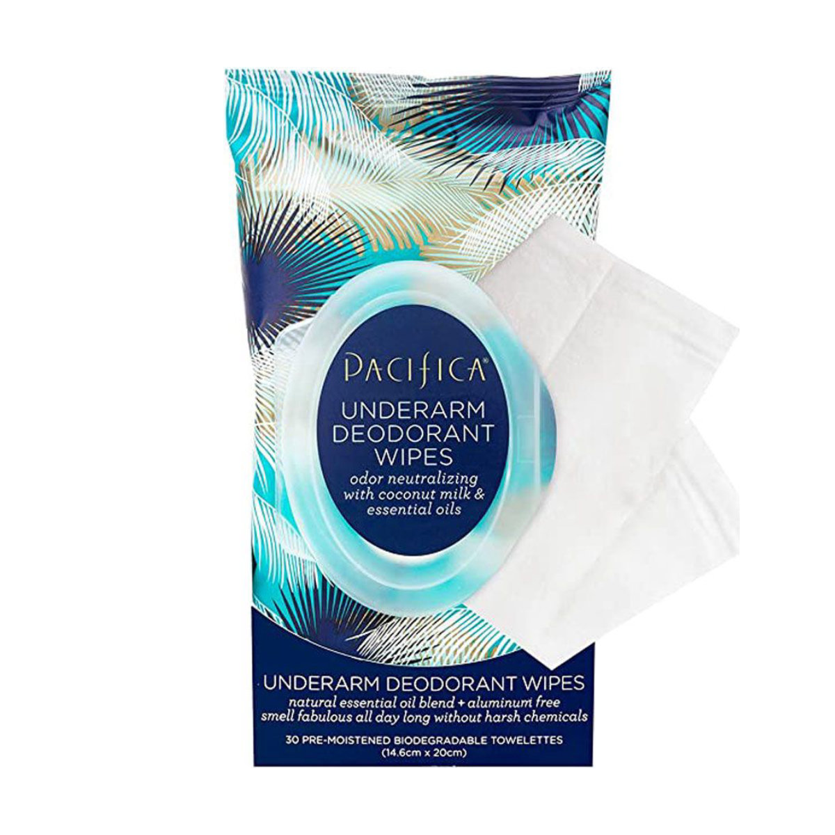Pacifica Underarm Deodorant Wipes