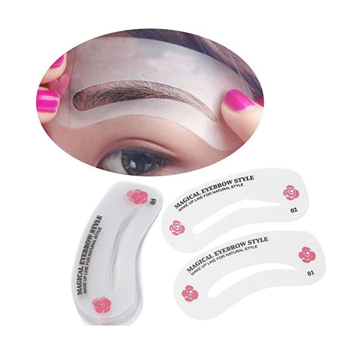 Pengxiaomei Eyebrow Grooming Stencils