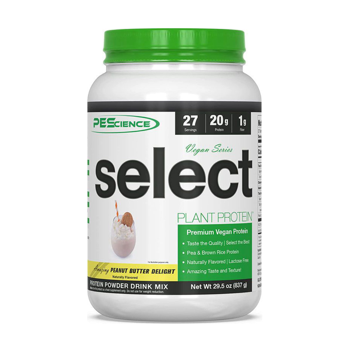 PEScience Select Vegan Protein Chocolate Peanut Butter