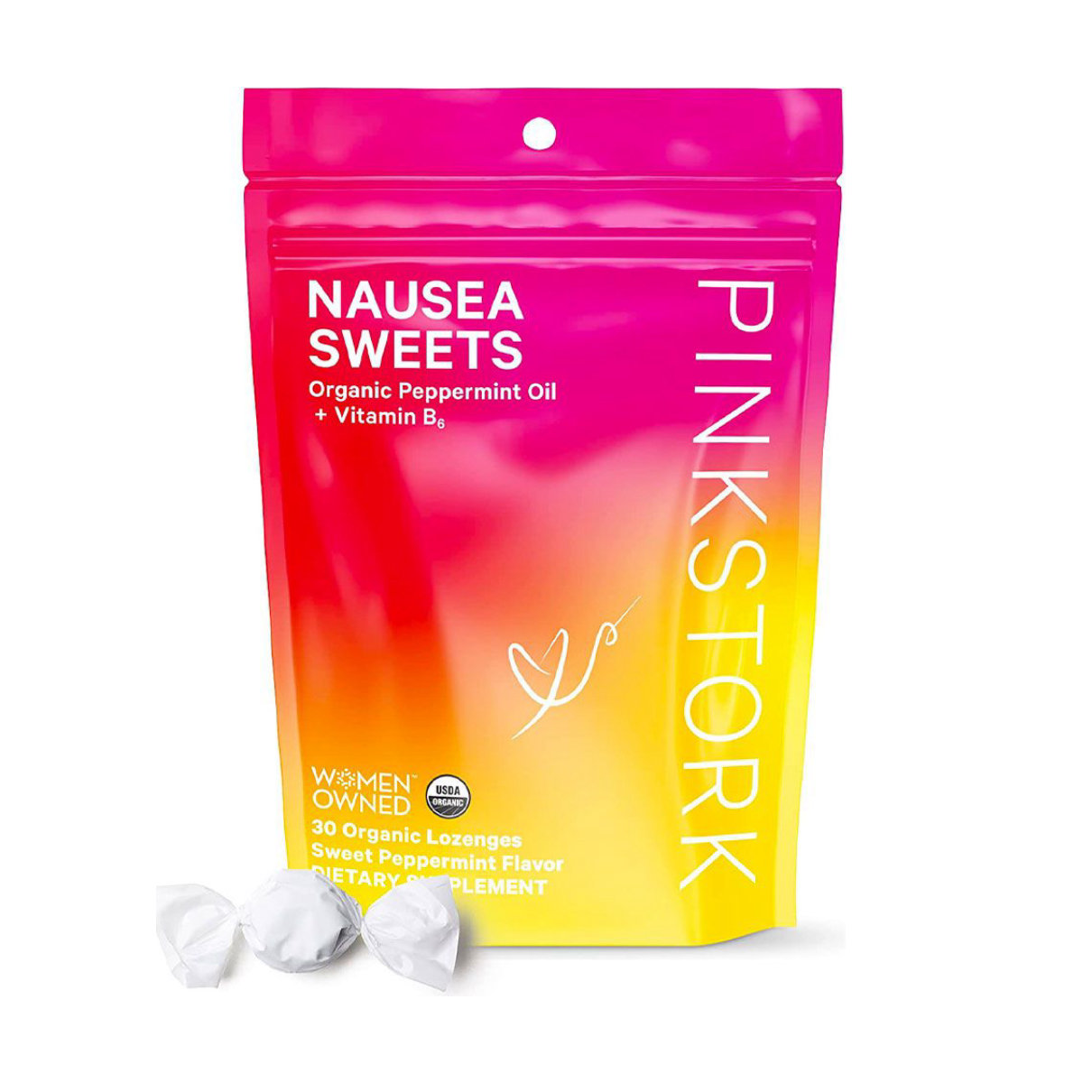 Pink Stork Nausea Sweets