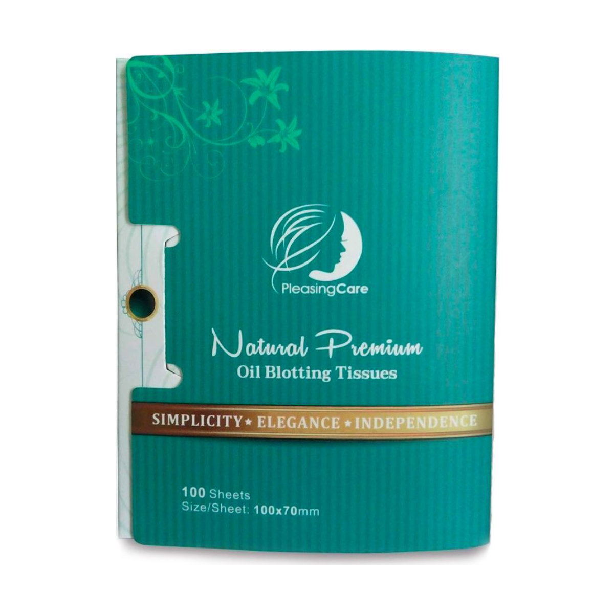 PleasingCare Natural Bamboo Charcoal Oil Absorbing Tissues