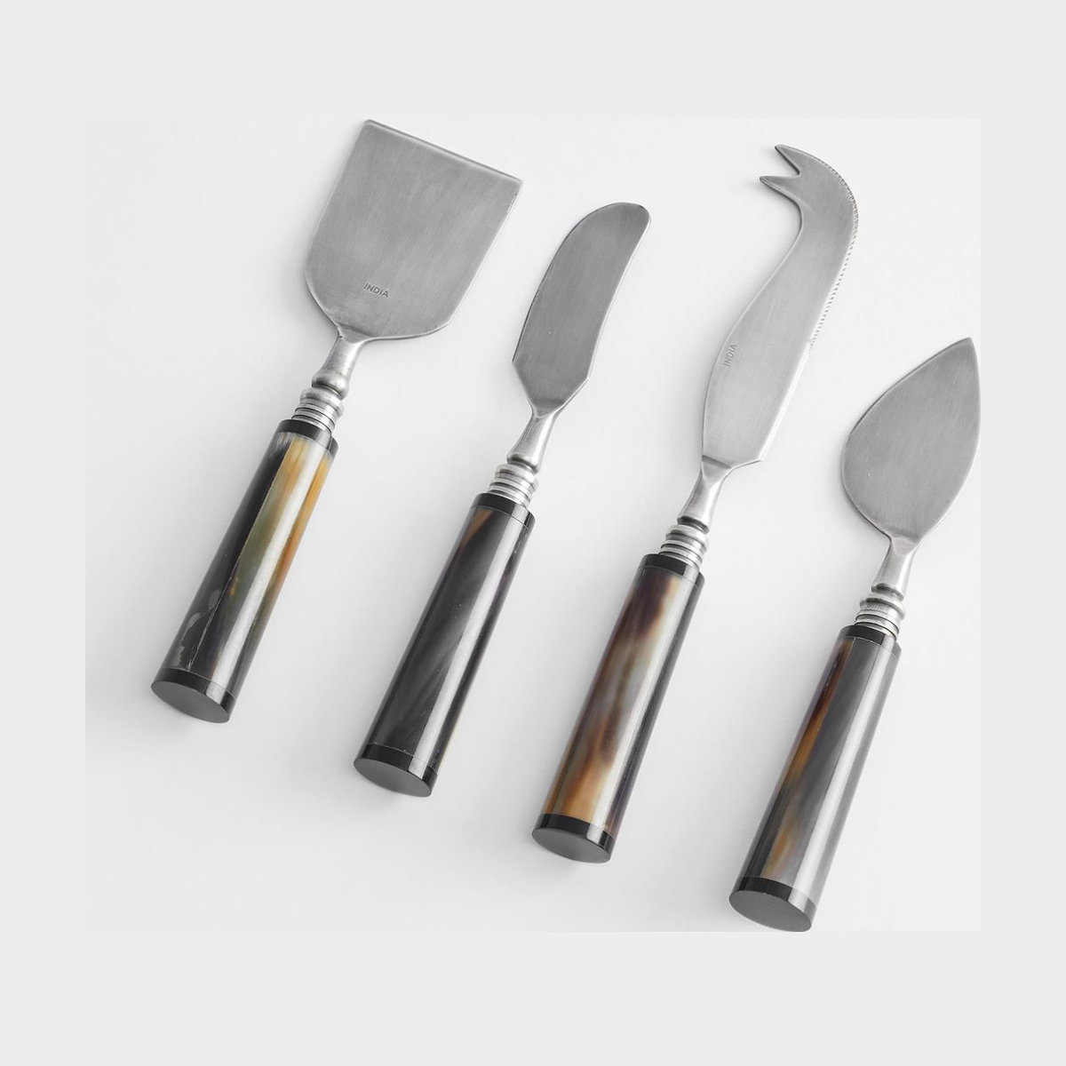 Pottery Barn Handcrafted Horn Cheese Knives