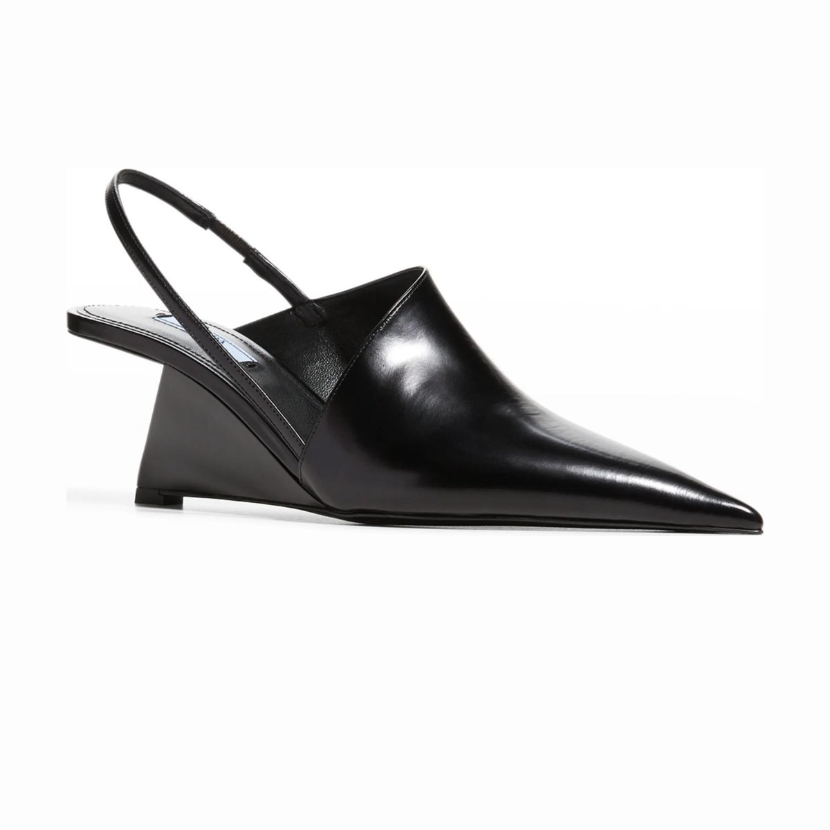 Prada Slingback Wedge Pumps